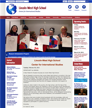 Lincoln-West website